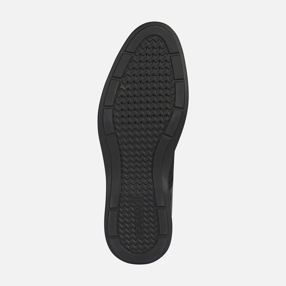 Geox Erkek Resmi Ayakkabı Siyah - Capace 2Fit Abx - VLF-015896